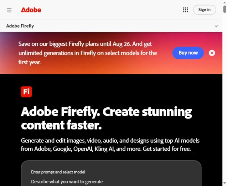Adobe Firefly