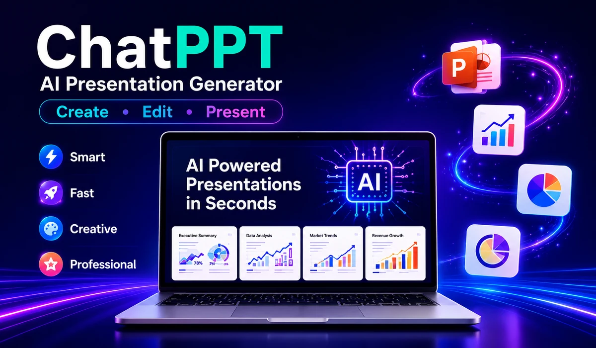 ChatPPT AI presentation generator for creating professional presentations