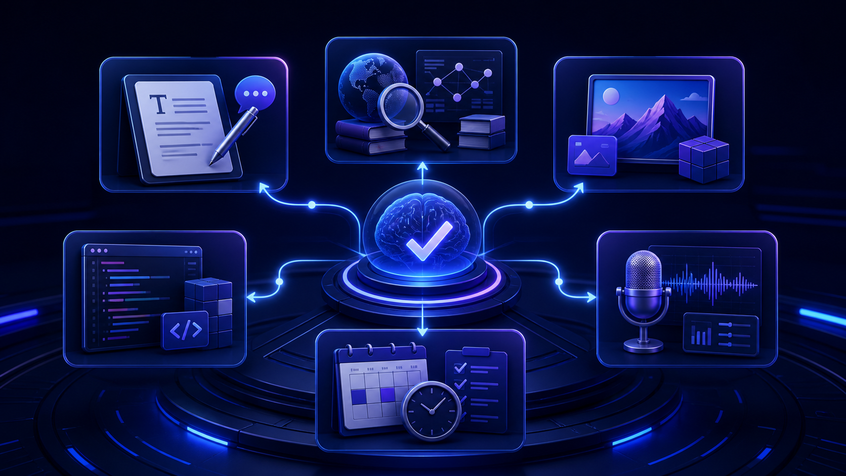 Choosing a free AI application by task and category