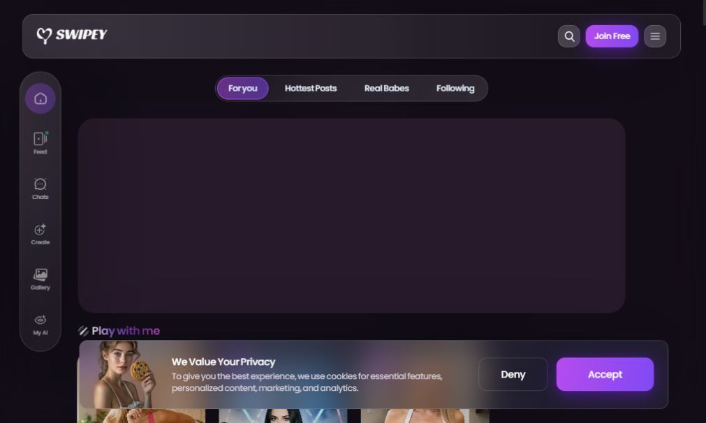 Swipey AI official website interface